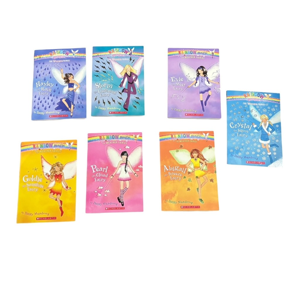 Rainbow Magic The Weather Fairies Book Set Daisy Meadows Scholastic 7 Books